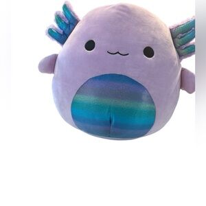 Squishmallows Purple Monica the axolotl 12” with Rainbow Belly plush toy, kid